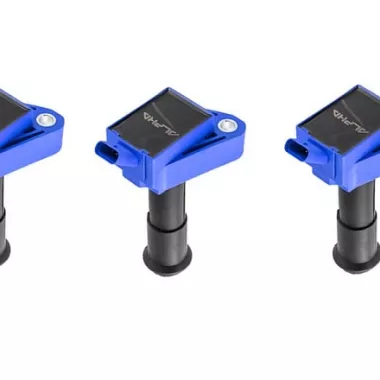 SET 3 BOBINE PERFORMANTI ALPHA COMPETITION PER FORD FIESTA ST MK8 (BLU)