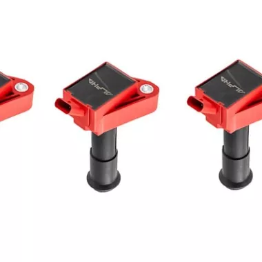 SET 3 BOBINE PERFORMANTI ALPHA COMPETITION PER FORD FIESTA ST MK8 (ROSSE)