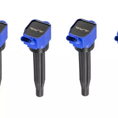 SET 4 BOBINE PERFORMANTI ALPHA COMPETITION PER HYUNDAI I20N MK3 (BLU)