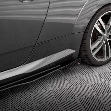 SET QUATTRO FLAPS PER SOTTOMINIGONNE STREET PRO MAXTON DESIGN PER AUDI TT 8S CON S-LINE PRE-RESTYLING