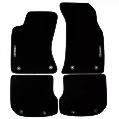SET 4 TAPPETINI IN VELLUTO TA TECHNIX PER AUDI A4 B5