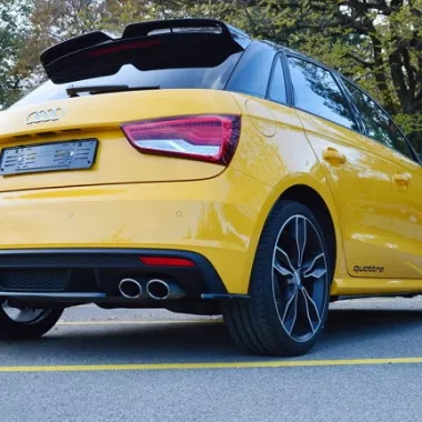 SOTTODIFFUSORE CENTRALE CARBON LOOK MAXTON DESIGN PER AUDI S1 8X