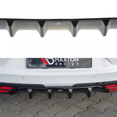 INSERTO DIFFUSORE CENTRALE PER KIA PROCEED GT MK1 NERO LUCIDO MAXTON DESIGN