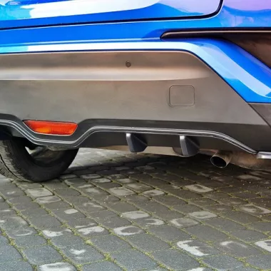 SOTTODIFFUSORE POSTERIORE PER TOYOTA C-HR MK1 NERO LUCIDO MAXTON DESIGN