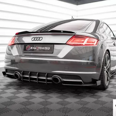 SOTTODIFFUSORE STREET PRO MAXTON DESIGN PER AUDI TT 8S CON S-LINE PRE-RESTYLING (NERO)
