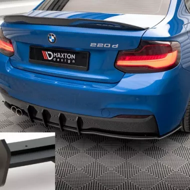 SOTTODIFFUSORE STREET PRO MAXTON DESIGN PER BMW SERIE 2 F22 M-PACK (NERO)