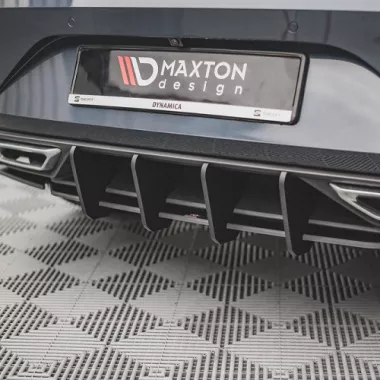 SOTTODIFFUSORE STREET PRO MAXTON DESIGN PER SEAT LEON FR MK4 (ROSSO)