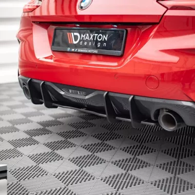 SOTTODIFFUSORE STREET PRO MAXTON DESIGN PER BMW Z4 G29 M-PACK PRE FACELIFT (ROSSO E NERO)