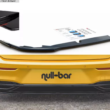 SOTTODIFFUSORE NERO LUCIDO MAXTON DESIGN PER VW GOLF MK8 STANDARD