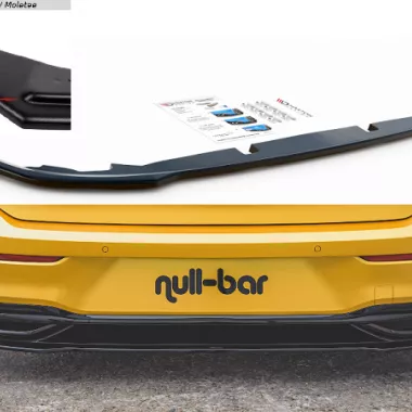 SOTTODIFFUSORE NERO OPACO MAXTON DESIGN PER VW GOLF MK8 STANDARD