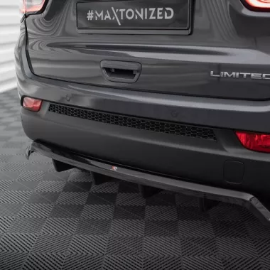 SOTTODIFFUSORE POSTERIORE PER JEEP COMPASS LIMITED MK2 FACELIFT NERO LUCIDO MAXTON DESIGN