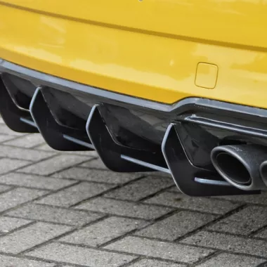 SOTTODIFFUSORE POSTERIORE SPORTIVO AUDI A3 8V CABRIO RESTYLING CON S-LINE INGO NOAK