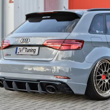 SOTTODIFFUSORE POSTERIORE SPORTIVO AUDI RS3 8V 5 PORTE RESTYLING INGO NOAK