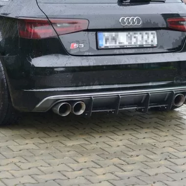 SOTTODIFFUSORE POSTERIORE SPORTIVO MAXTON DESIGN PER AUDI S3 8V PRE-RESTYLING