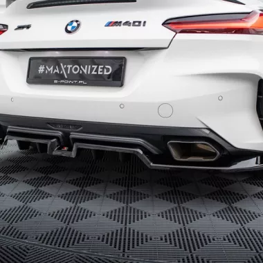 SOTTODIFFUSORE POSTERIORE PER BMW Z4 G29 M40i FACELIFT NERO LUCIDO MAXTON DESIGN