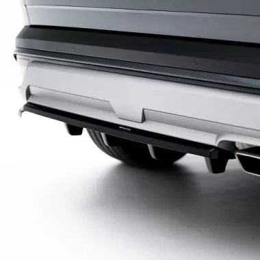 SOTTODIFFUSORE POSTERIORE CON BARRE VERTICALI PER HYUNDAI TUCSON MK4 FACELIFT STANDARD NERO LUCIDO MAXTON DESIGN