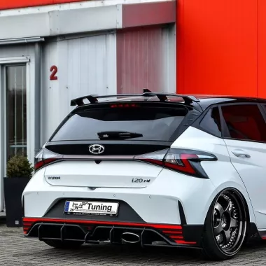 SOTTODIFFUSORE POSTERIORE SPORTIVO RACING PER HYUNDAI I20 N INGO NOAK TUNING