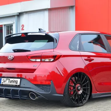 SOTTODIFFUSORE POSTERIORE SPORTIVO RACING PER HYUNDAI I30N MK3 HATCHBACK FACELIFT INGO NOAK TUNING