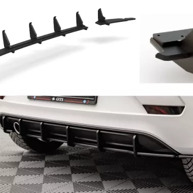 SOTTODIFFUSORE RACING DURABILITY MAXTON DESIGN PER VW UP GTI (ROSSO E NERO)