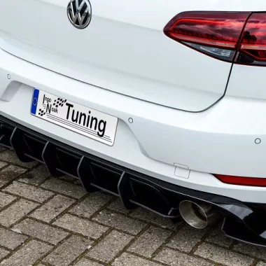 SOTTODIFFUSORE POSTERIORE SPORTIVO RACING + SPLITTER LATERALI PER VW GOLF MK7.5 GTI TCR INGO NOAK TUNING