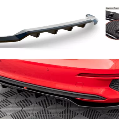 SOTTODIFFUSORE POSTERIORE PER AUDI A3 8Y SPORTBACK (NO S-LINE) CARBON LOOK MAXTON DESIGN