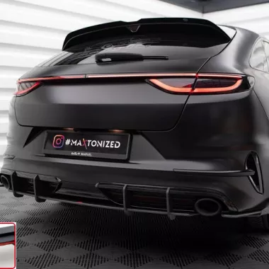 SOTTODIFFUSORE STREET PRO MAXTON DESIGN PER KIA PROCEED MK3 GT FACELIFT (ROSSO)