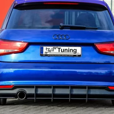 SOTTODIFFUSORE POSTERIORE SPORTIVO RACING AUDI A1 8X RESTYLING NO S-LINE INGO NOAK