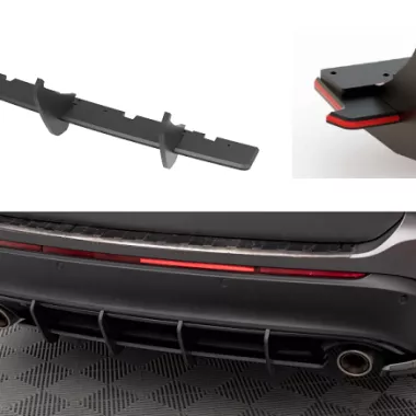 SOTTODIFFUSORE STREET PRO MAXTON DESIGN PER FORD EDGE MK2 (ROSSO)