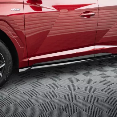 COPPIA SOTTOMINIGONNE MAXTON DESIGN NERE LUCIDE PER HYUNDAI TUCSON MK4 N-LINE