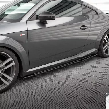 COPPIA SOTTOMINIGONNE STREET PRO MAXTON DESIGN PER AUDI TT 8S CON S-LINE PRE-RESTYLING (NERE)