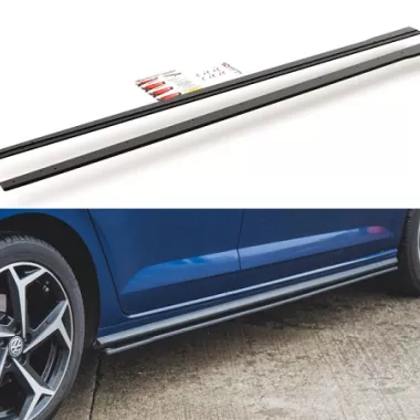COPPIA SOTTOMINIGONNE STREET PRO MAXTON DESIGN PER VW POLO AW GTI PRE-RESTYLING (NERE)