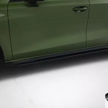 COPPIA SOTTOMINIGONNE + FLAPS STREET PRO MAXTON DESIGN PER AUDI S3 8Y FACELIFT SPORTBACK (NERE)