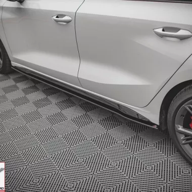 COPPIA SOTTOMINIGONNE STREET PRO MAXTON DESIGN PER AUDI S3 8Y FACELIFT SPORTBACK / SEDAN (NERE)
