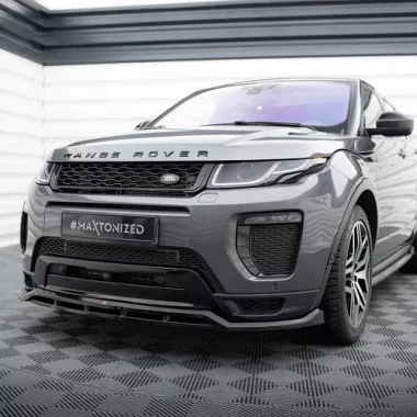 LAMA SOTTOPARAURTI ANTERIORE MAXTON DESIGN PER LAND ROVER RANGE ROVER EVOQUE HSE DYNAMIC MK1 FACELIFT NERA LUCIDA