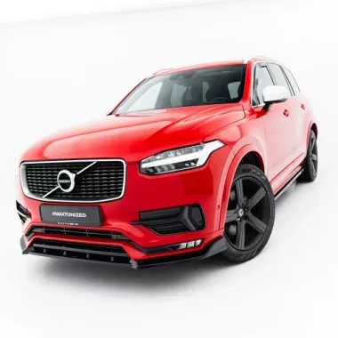 LAMA SOTTOPARAURTI ANTERIORE MAXTON DESIGN PER VOLVO XC90 R-DESIGN MK2 NERA LUCIDA