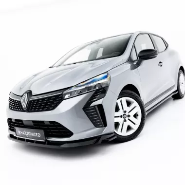 LAMA SOTTOPARAURTI ANTERIORE MAXTON DESIGN PER RENAULT CLIO MK5 RESTYLING STANDARD NERO LUCIDO