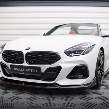 LAMA SOTTOPARAURTI ANTERIORE V.3 MAXTON DESIGN PER BMW Z4 G29 M40i FACELIFT NERO LUCIDO