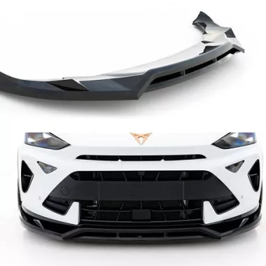 LAMA SOTTOPARAURTI ANTERIORE MAXTON DESIGN PER CUPRA FORMENTOR MK1 FACELIFT NERO LUCIDO