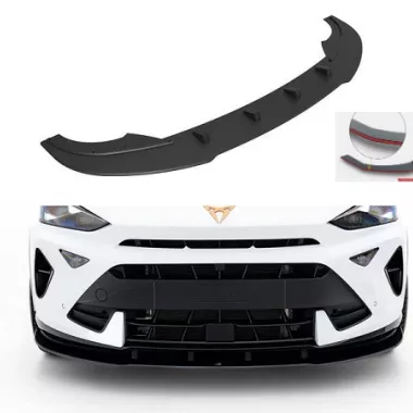 LAMA SOTTOPARAURTI ANTERIORE STREET PRO MAXTON DESIGN PER CUPRA FORMENTOR MK1 FACELIFT (BORDO ROSSO)