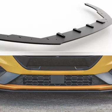 LAMA SOTTOPARAURTI ANTERIORE RACING DURABILITY MAXTON DESIGN PER FORD FOCUS ST / ST-LINE MK4 (BORDO ROSSO)