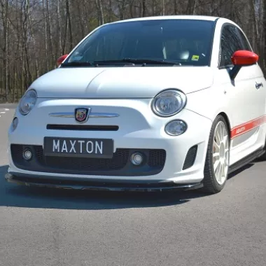 LAMA SOTTOPARAURTI ANTERIORE V.2 MAXTON DESIGN PER 500 ABARTH PRE-RESTYLING CARBON LOOK
