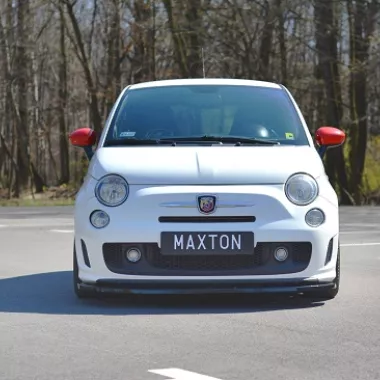 LAMA SOTTOPARAURTI ANTERIORE V.2 MAXTON DESIGN PER 500 ABARTH PRE-RESTYLING NERA OPACA