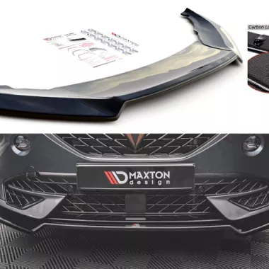 LAMA SOTTOPARAURTI ANTERIORE V.3 MAXTON DESIGN PER CUPRA FORMENTOR CARBON LOOK