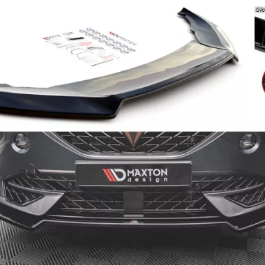 LAMA SOTTOPARAURTI ANTERIORE V.3 MAXTON DESIGN PER CUPRA FORMENTOR NERO LUCIDO