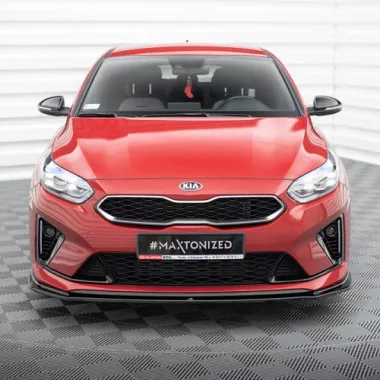 LAMA SOTTOPARAURTI ANTERIORE V.3 MAXTON DESIGN PER KIA PROCEED GT MK1 NERO LUCIDO