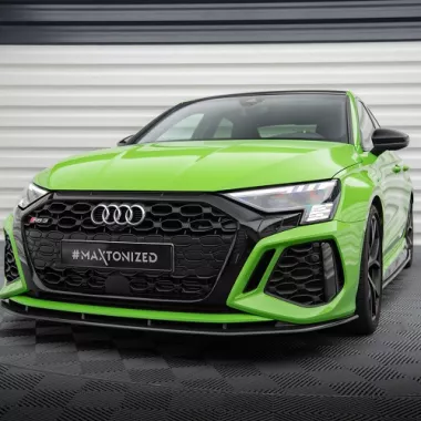 LAMA SOTTOPARAURTI ANTERIORE MAXTON DESIGN CARBONIO PER AUDI RS3 8Y SPORTBACK PRE-RESTYLING