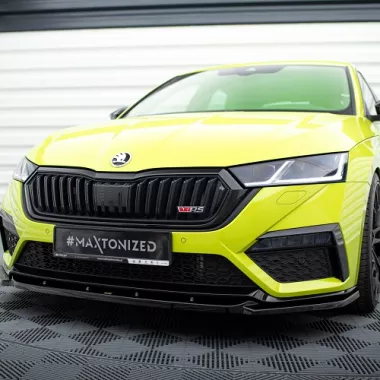 LAMA SOTTOPARAURTI ANTERIORE V.3 MAXTON DESIGN PER SKODA OCTAVIA RS MK4 COMBI PRE RESTYLING