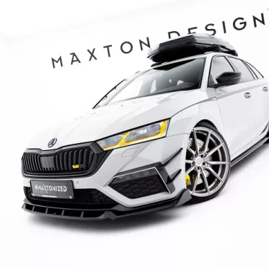 LAMA SOTTOPARAURTI ANTERIORE V.5 MAXTON DESIGN PER SKODA OCTAVIA RS MK4 COMBI/LIFTBACK PRE RESTYLING
