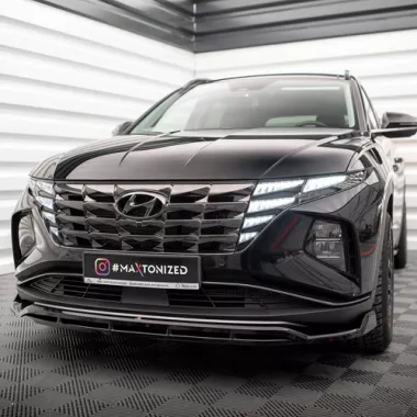 LAMA SOTTOPARAURTI ANTERIORE V.2 MAXTON DESIGN PER HYUNDAI TUCSON MK4 STANDARD NERA LUCIDA