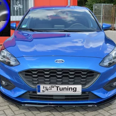 LAMA SOTTOPARAURTI ANTERIORE PER FORD FOCUS MK4 ST-LINE NERO OPACO INGO NOAK TUNING